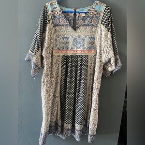 Sundance boho patchwork dress
